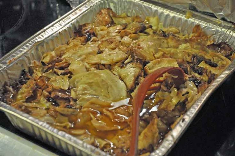 Hubby’s Smoked Cabbage
