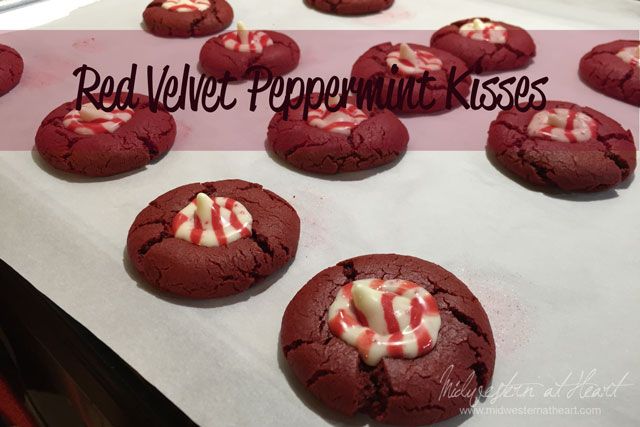 Red Velvet Peppermint Kisses