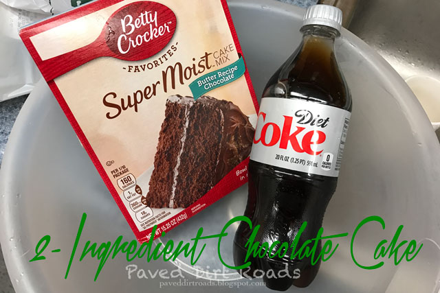 Chocolate Cake – 2 Ingredients!
