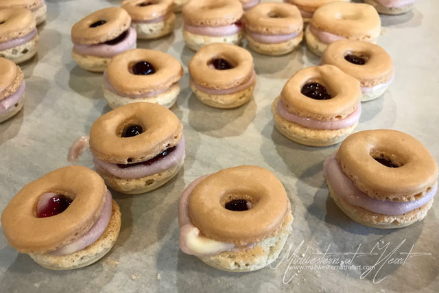 "Jelly Donut" French Macarons